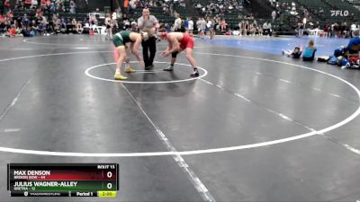 190 lbs Round 2 (16 Team) - Max Denson, Broken Bow vs Julius Wagner-Alley, Gretna