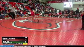 113 lbs Placement Matches (8 Team) - Liam Bee, Glynn Academy vs Heath Augustyn, Woodward Academy