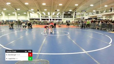 78 lbs Quarterfinal - Sydney Daxberger, Taunton/Falcons WC vs Addison Lapointe, Silverback WC