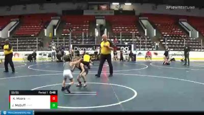 52/55 Round 2 - Keegan Moore, Freedom Wrestling Club vs Jaxon McGuff, Junior Panther Wrestling Club