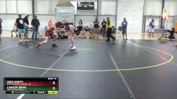 155 lbs Round 5 (6 Team) - Jack Harty, Elite Athletic Club DZ vs Carson Behn, Team Gotcha Blue