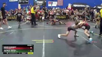 75 lbs Round 1 (6 Team) - Patrick Gefell, Steel Valley Psychos vs Gavin Earnest, Missouri Gold