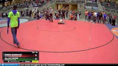 63 lbs Cons. Round 6 - Dillon Mackie, Lebanon Mat Club vs Phinex Rodriguez, The Dalles Wrestling Club