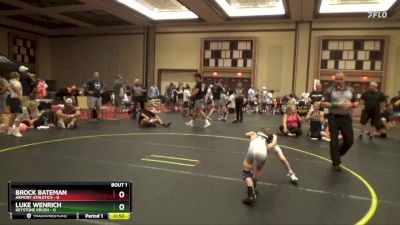 46 lbs Quarterfinals (8 Team) - Brock Bateman, Armory Athletics vs LUKE WENRICH, Keystone Krush