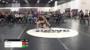 90 lbs Quarterfinals (8 Team) - Conner Whitely, Junior Terps Xtreme (MY) vs Kaleb Pratt, Illinois Menace