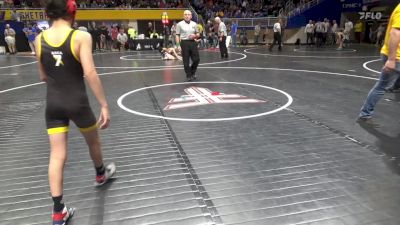 75 lbs Consi Of 16 #1 - Trent Gardner, South Side Beaver vs Gabe Peace, Quaker Valley