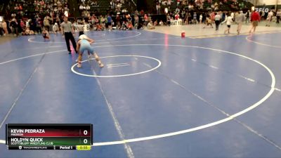 120 lbs 5th Place Match - Holdyn Quick, Scottsbluff Wrestling Club vs Kevin Pedraza, Madison