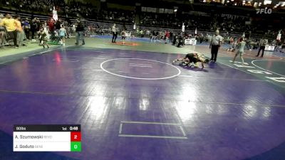 90 lbs Round Of 16 - Aaron Szumowski, Revolution Wrestling Club vs James Goduto, Seneca