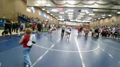 175 lbs Quarterfinal - Kyler Christiansen, Riverton Wolf Pack Wrestling vs Isaac Nez, Charger Wrestling Club