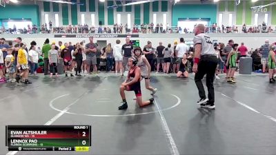 80 lbs Round 1 (6 Team) - Lennox Pao, Florida Scorpions vs Evan Altshuler, Glasgow WA