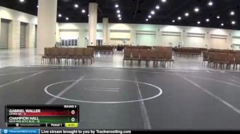 126 lbs Round 3 (8 Team) - Gabriel Waller, Citrus WC vs Champion Hall, Backyard Boyz Blue