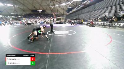 1A 120 lbs Quarterfinal - Deacon Wintch, Klahowya vs Tomio Yamada, Lakeside (Nine Mile Falls)