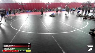 106 lbs Round 4 (16 Team) - Parker Owens, Coleman Cougars vs Jaxon Bogacz, Lena/Bonduel