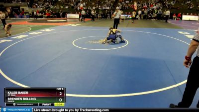 Cons. Semi - Kaleb Baker, St. Paul vs Brenden Bolling, Pierce