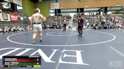 285 lbs Quarterfinals (8 Team) - Ricky Thomas, EDMOND NORTH vs Jacob Davis, DEER CREEK (ED)