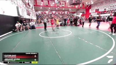 138 lbs Champ. Round 2 - Abraham Acuna, Coachella Valley vs Cutter East, Harvard-Westlake