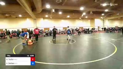 74 kg Round Of 16 - Antrell Taylor, MWC Wrestling Academy vs Vincent Zerban, Northern Colorado Wrestling Club