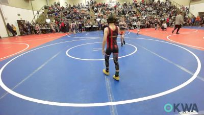 58-61 lbs Round Of 16 - Brayden Little, Scissortail Wrestling Club vs Bennett Dawson, Team Tulsa Wrestling Club