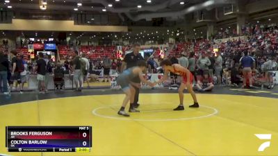 132 lbs Cons. Round 3 - Brooks Ferguson, AR vs Colton Barlow, OK