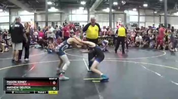 85 lbs Round 3 (6 Team) - MATHEW Deutch, Team Gotcha vs Mason Soney, Steel Valley Psychos