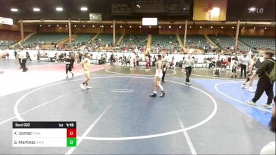 98 lbs Final - Xzavier Gomez, Thunder RTC vs Santino Martinez, NM Beast