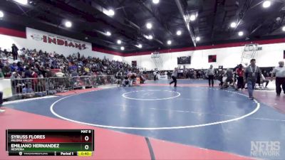 113 lbs Cons. Semi - Emiliano Hernandez, Hesperia vs Syruss Flores, Paloma Valley