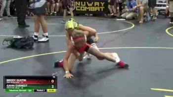 75 lbs Round 5 (6 Team) - Gavin Earnest, Missouri Gold vs Brody Gustin, Mat Monsters