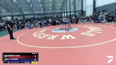 170 lbs Quarterfinal - Leilarose Calva, OR vs Molly Olague, ID