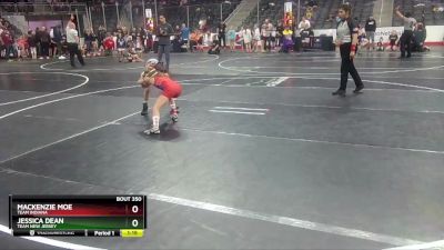 65 lbs Cons. Round 3 - Mackenzie Moe, Team Indiana vs Jessica Dean, Team New Jersey