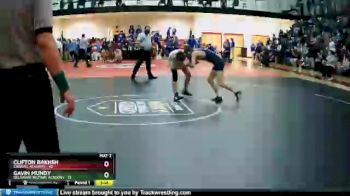 106 lbs Finals (8 Team) - Clifton Bakhsh, Caravel Academy vs Gavin Mundy, Delaware Military Academy