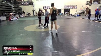 190 lbs Round 4 (10 Team) - Stefan McGraw, Pell City vs Nathan Linderman, Leeds