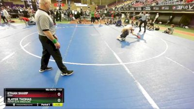 113 lbs Quarterfinal - Slater Thomas, Moyer Elite Wrestling vs Ethan Sharp, Utah