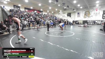 190 lbs Champ. Round 2 - Mitchell Semaan, Servite vs Nutthee Bhavabhutanon, San Marino