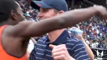 Virginia Celebrates after 4x800 victory at 2010 Penn Relays