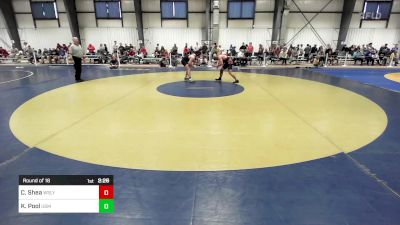 157 lbs Round Of 16 - Cj Shea, Wesleyan vs Kaleb Pool, Southern Maine