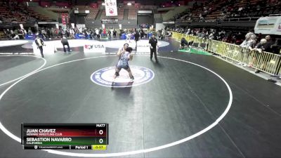 92 lbs Cons. Round 3 - Sebastion Navarro, California vs Juan Chavez, Newark Wrestling Club