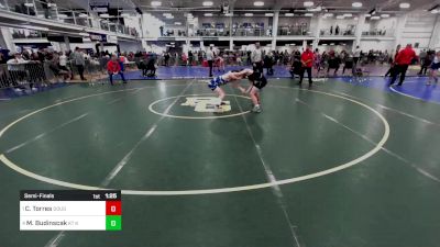 111 lbs Semifinal - Cash Torres, Doughboys WC vs Mason Budinscak, KT Kidz