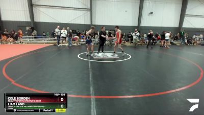 138 lbs Quarterfinal - Cole Borden, Reality Sports Wrestling Club vs Liam Land, CNWC Concede Nothing Wrestling Club