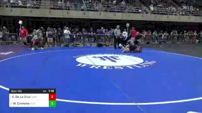 120 lbs Quarterfinal - Ethan De La Cruz, Dunellen, NJ vs Weston Emmons, Glenshaw, PA