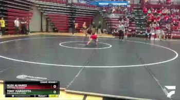 133 lbs Cons. Round 2 - Alex Alvarez, Western Colorado vs Tony Margiotta, San Francisco State