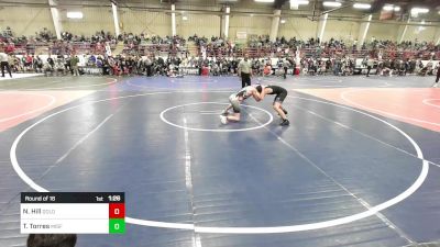 123 lbs Round Of 16 - Nathan Hill, Dolores Bears vs Taylor Torres, Misfits