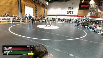 220 lbs Cons. Round 3 - Noa Vega, Worland vs Ian Cantu, Pinedale