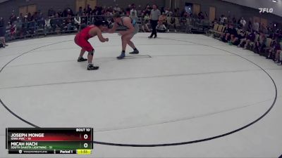 288 lbs Round 3 (8 Team) - Micah Hach, South Dakota Lightning vs Joseph Monge, Iowa PWC