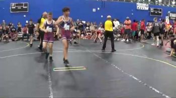 115 lbs Quarterfinals (8 Team) - Maximus Dhabolt, Team Iowa Red vs Kooper Waugh, Team Iowa Blue