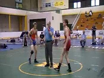 135 lbs FINAL Brockport FS JR Ronnie Garbrinsky VS Todd Preston