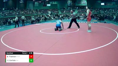 Semifinal - Cash Carlisle, Dixie vs Bridger Thalman, Mountain Crest