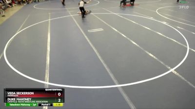 Quarterfinal - Veda Seckerson, Minnesota vs Duke Mahoney, Lakeville Youth Wrestling Association