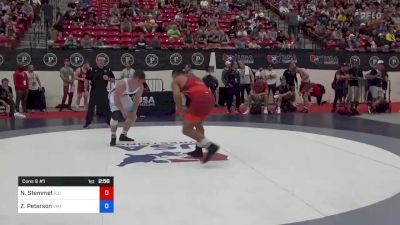 92 kg Cons 8 #1 - Nick Stemmet, Illinois vs Zachary Peterson, Viking RTC