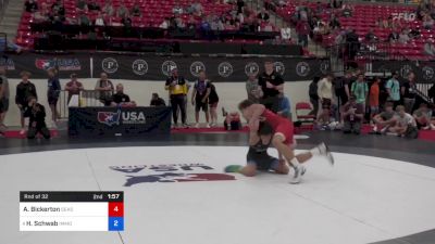 48 kg Rnd Of 32 - Austin Bickerton, Seasons Freestyle Club vs Hayden Schwab, Immortal Athletics WC