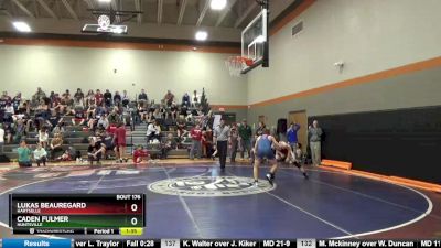 137 lbs Round 3 - Lukas Beauregard, Hartselle vs Caden Fulmer, Huntsville